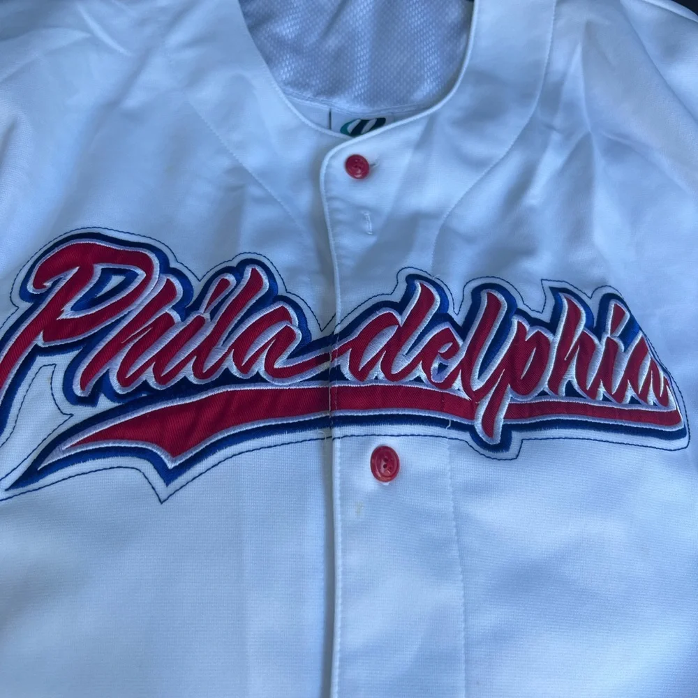 Philadelphia Phillies White and Red Jersey - Picture 3 of 9